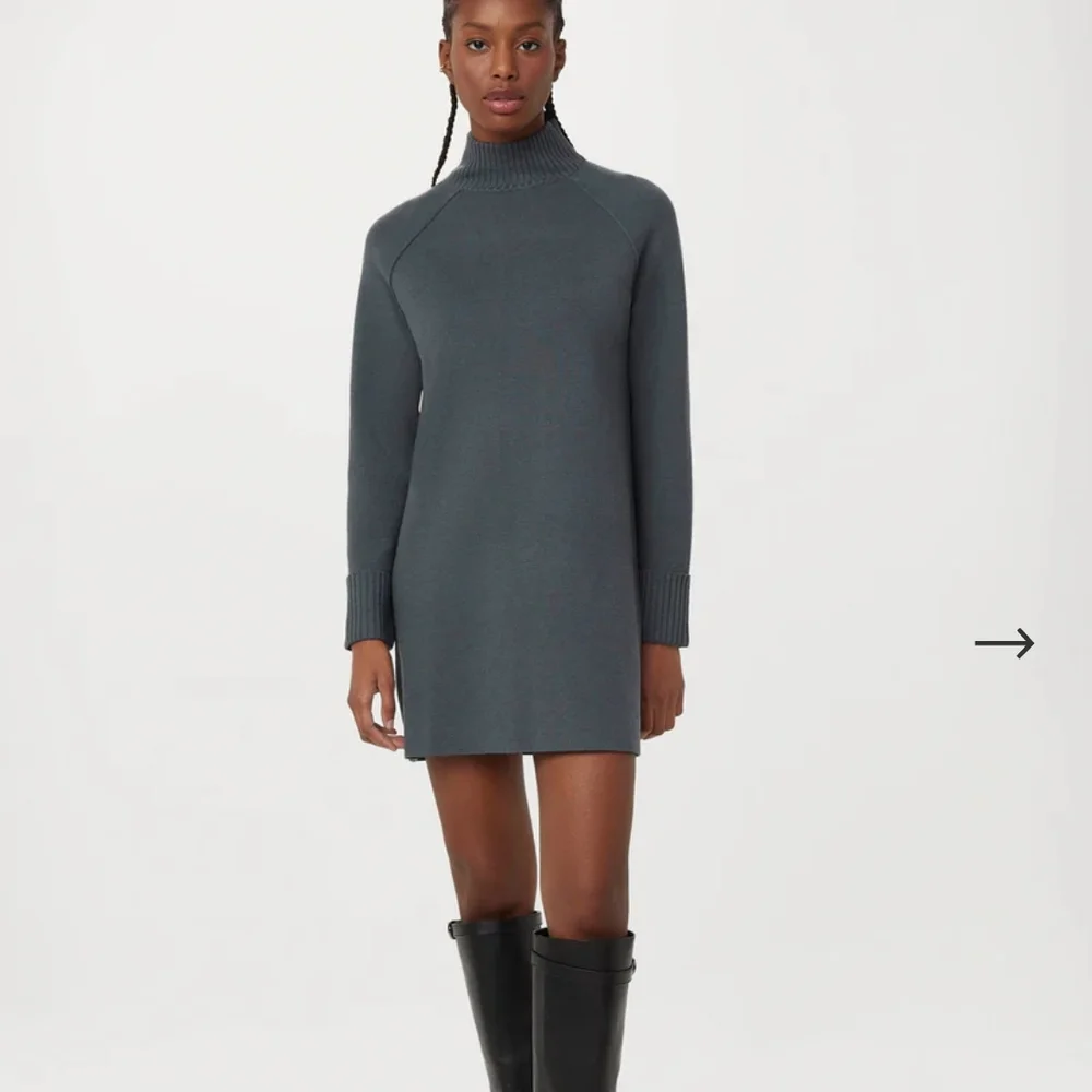 BNWT Frank & Oak Slate Blue Sweater Dress - Picture 4 of 8